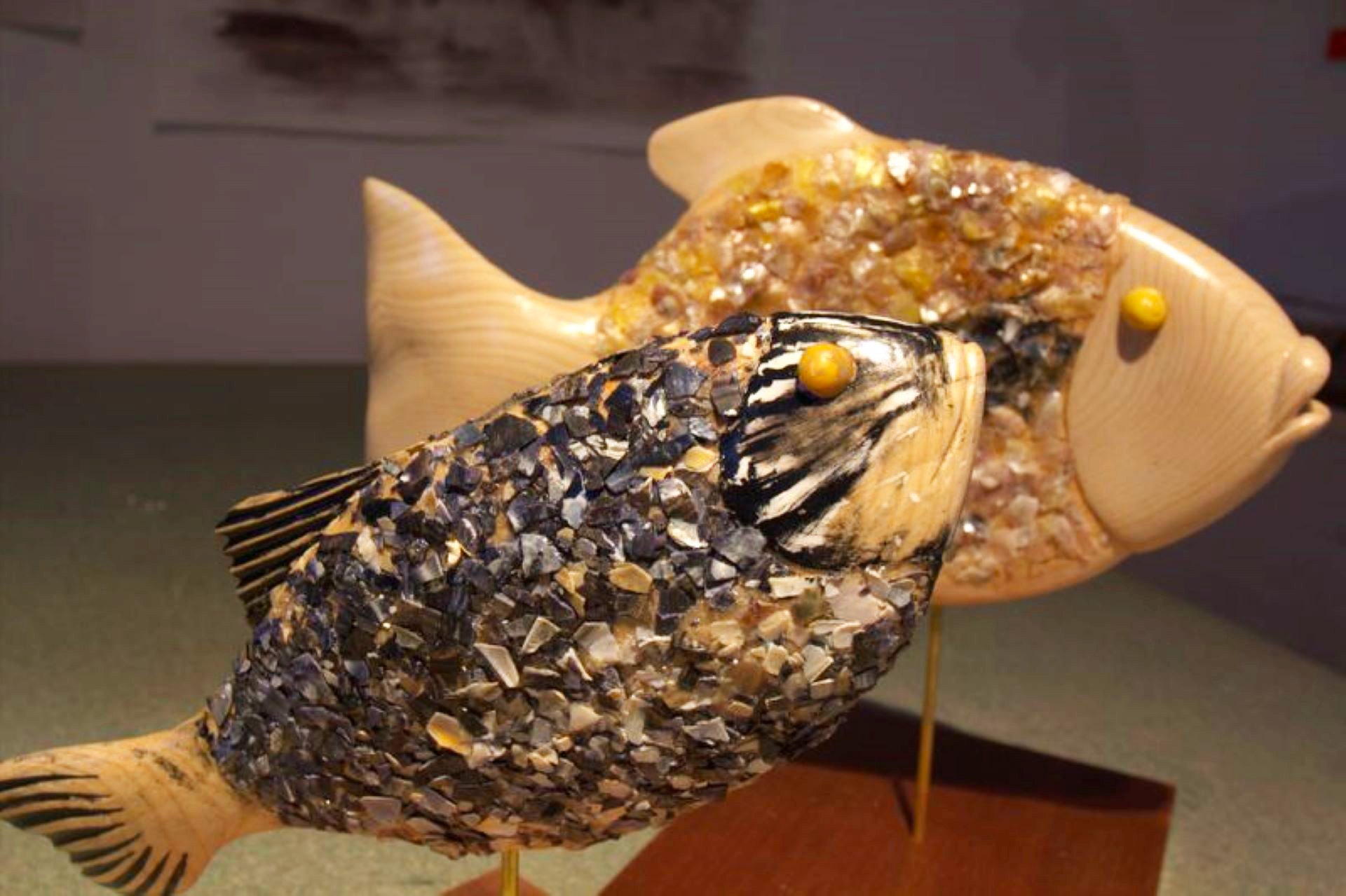 Poisson sculpter sur bois