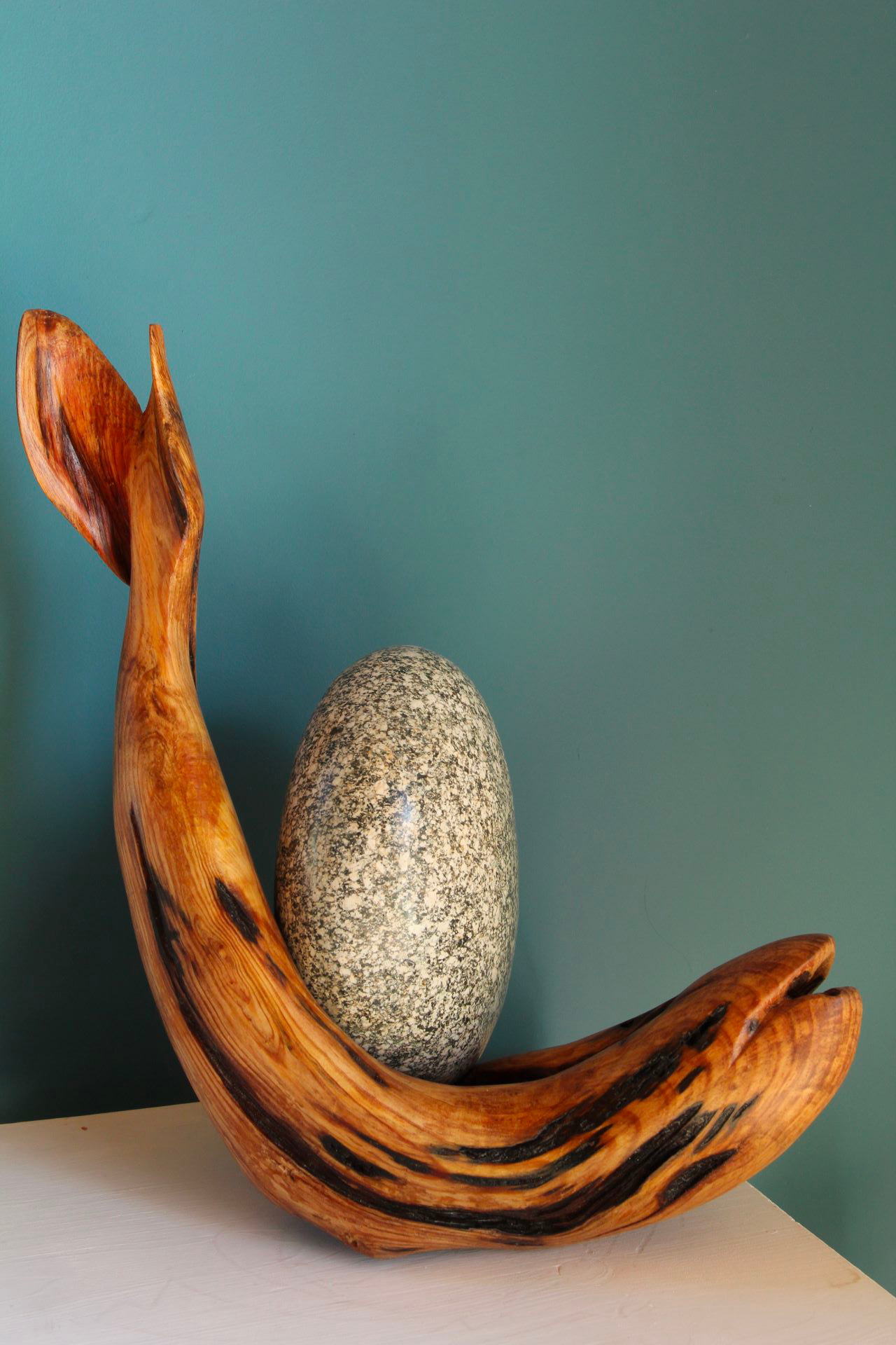 œuvre poisson rocher